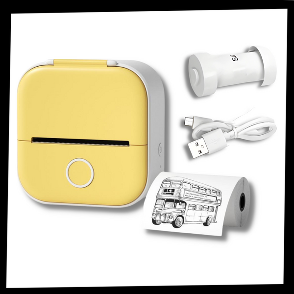 Portable Inkless Sticker Printer For Creative Labeling Projects
