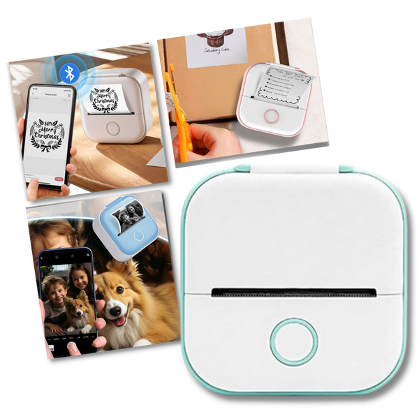 Portable Inkless Sticker Printer For Creative Labeling Projects