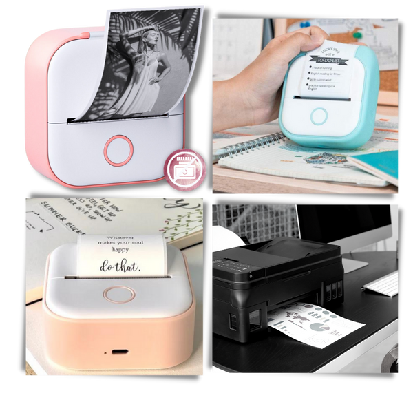 Portable Inkless Sticker Printer For Creative Labeling Projects