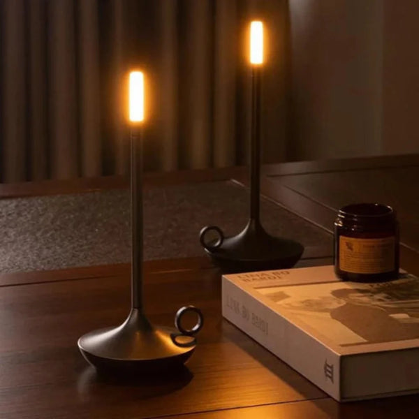 Portable Candle Lantern Rechargeable With 8 Hour Battery Life Elegant Decor
