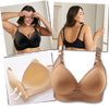 Plus-Size Wireless Push-Up Bra With Seamless Comfort And Lift