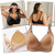 Plus-Size Wireless Push-Up Bra With Seamless Comfort And Lift