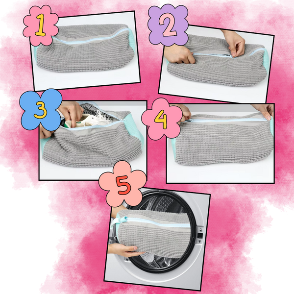 Polyester Laundry Bag For Shoes With Deep Cleaning And Washer Protection