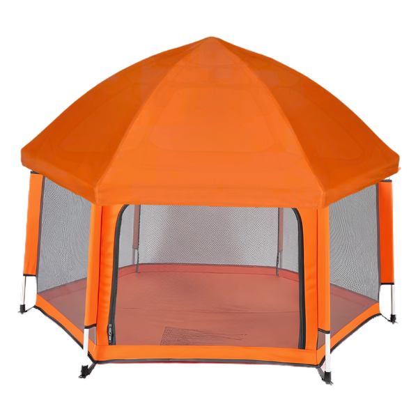 Portable Breathable Mesh Play Yard For Kids With UV Protection