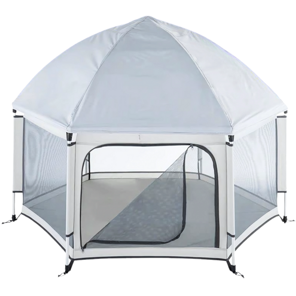 Portable Breathable Mesh Play Yard For Kids With UV Protection