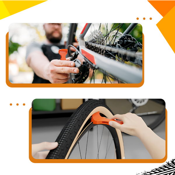 Bike Tire Lever Tool With Ergonomic Grip For Quick Damage Free Tire Changes