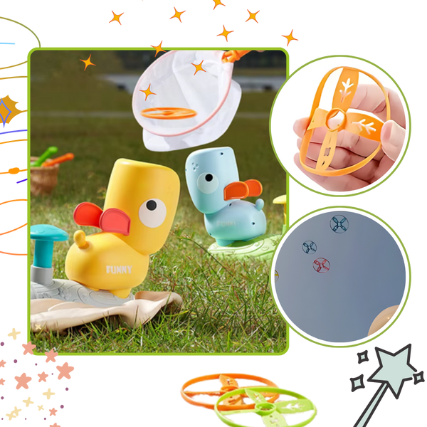 Portable Flying Disk Toy for Outdoor Fun and Hand-Eye Coordination