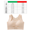 Seamless Front-Closure Bra for Natural Lift and Posture Support