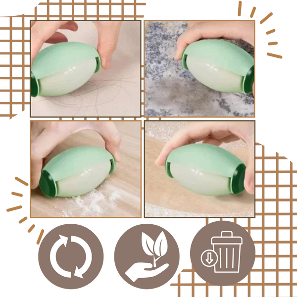 Reusable Adhesive Lint Roller For Pet Hair With Powerful Fur Removal