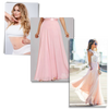 Graceful Lace Chiffon Dress With Empire Waist For Timeless Style