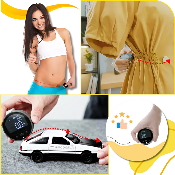 Digital Measuring Tape With HD Display For Precise Curve Measurements
