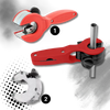 Ergonomic Pipe Cutter With Replaceable Blade For Copper PVC And Metal