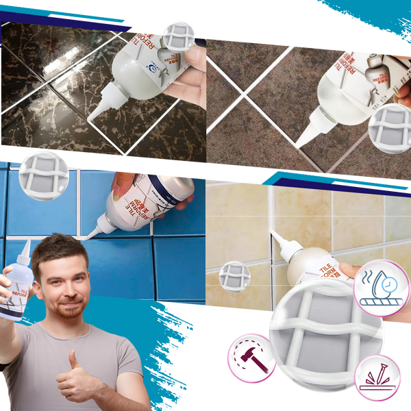 Grout Repair Sealant for Tiles Waterproof and Mold Resistant Finish