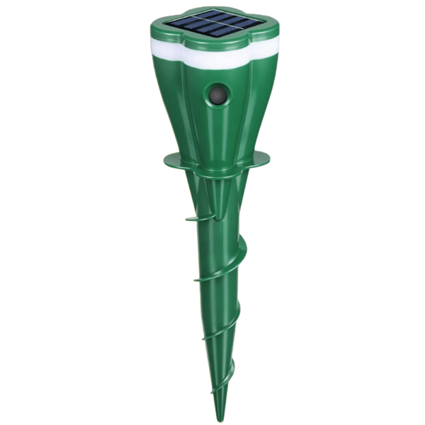 Solar Seismic Pest Repellent for Moles and Voles, Weatherproof and Safe