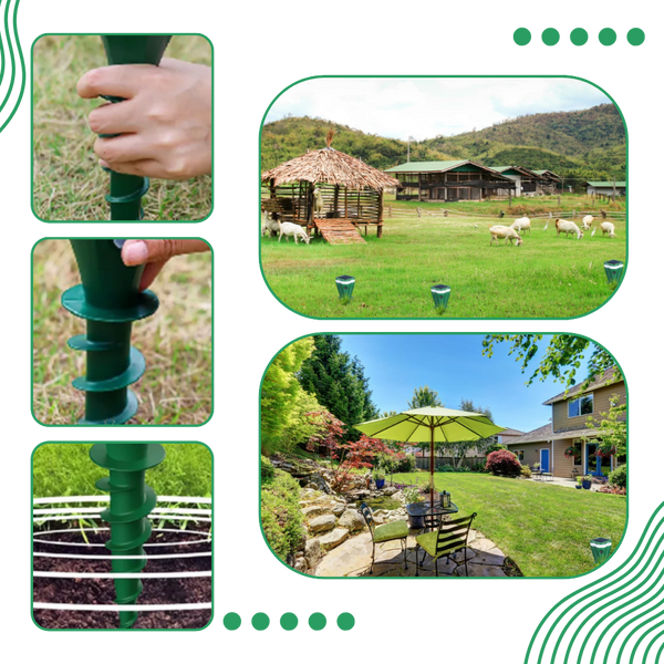 Solar Seismic Pest Repellent for Moles and Voles, Weatherproof and Safe