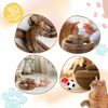 Interactive Cat Scratcher Ball Track for Stress Relief and Fun