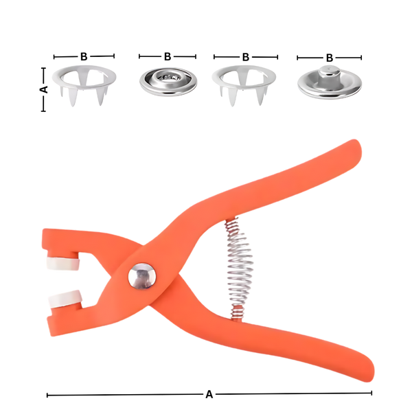 High Precision Snap Button Press For Quick Assembly And Lightweight Build