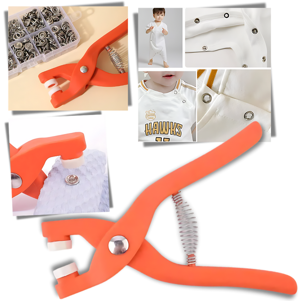 High Precision Snap Button Press For Quick Assembly And Lightweight Build