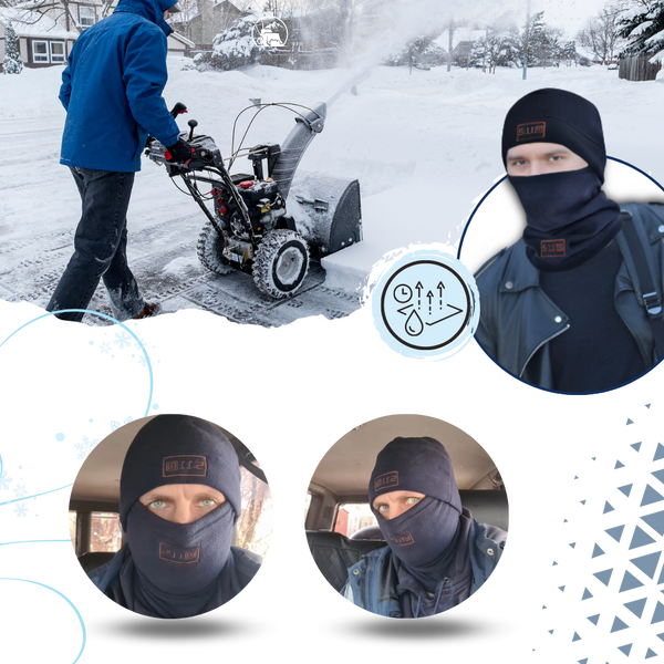 Winter Balaclava With Quick-Dry Warmth And Wind Shield Performance