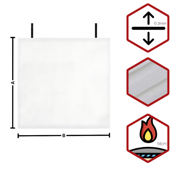 Premium Emergency Fire Blanket For Quick Mess-Free Fire Suppression