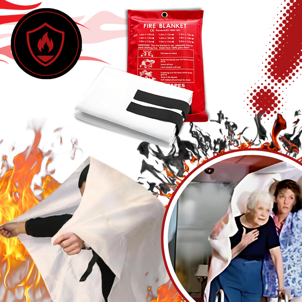 Premium Emergency Fire Blanket For Quick Mess-Free Fire Suppression