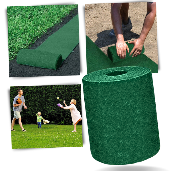 Grass Seed Mat For Rapid Germination And Year Round Green Lawn