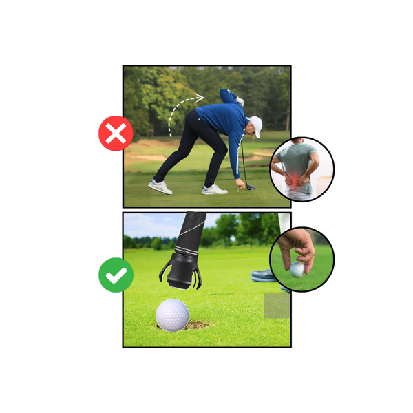 Back-Saving Golf Ball Retriever With Universal Grip Fit
