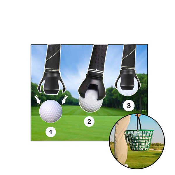 Back-Saving Golf Ball Retriever With Universal Grip Fit