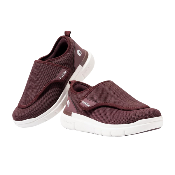 Diabetic Heel Relief Shoes With Slip Resistant Straps And Breathable Comfort