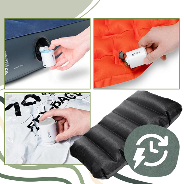 Premium Portable Inflation Deflation Pump With Led Light For Outdoor Use