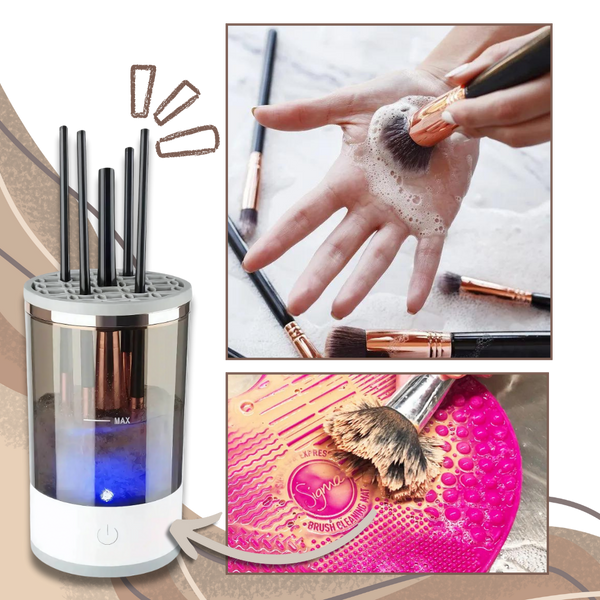 Portable USB Rechargeable Makeup Brush Cleaner for Quick Cleaning