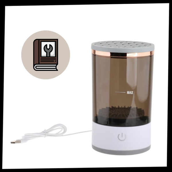 Portable USB Rechargeable Makeup Brush Cleaner for Quick Cleaning