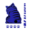 Cat Wiper Decal For Nighttime Visibility With Glow In The Dark