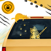 Cat Wiper Decal For Nighttime Visibility With Glow In The Dark
