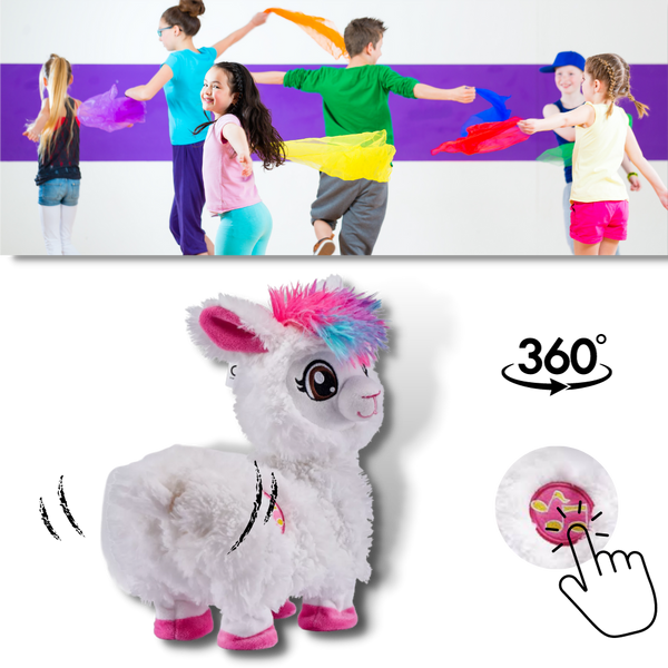 Musical Dancing Rainbow Llama Toy For Interactive Learning