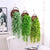 Handwoven Rattan Hanging Wall Planter Eco Friendly Decor For Indoor Plants