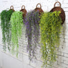 Handwoven Rattan Hanging Wall Planter Eco Friendly Decor For Indoor Plants