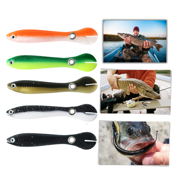 Realistic Fishing Baits With Reflective Belly For Visibility