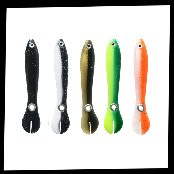 Realistic Fishing Baits With Reflective Belly For Visibility