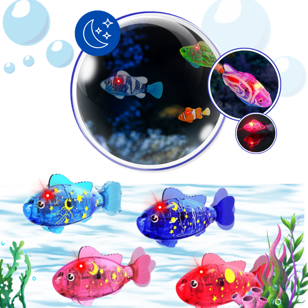 Water Activated LED Swimming Fish Toy For Kids And Pets