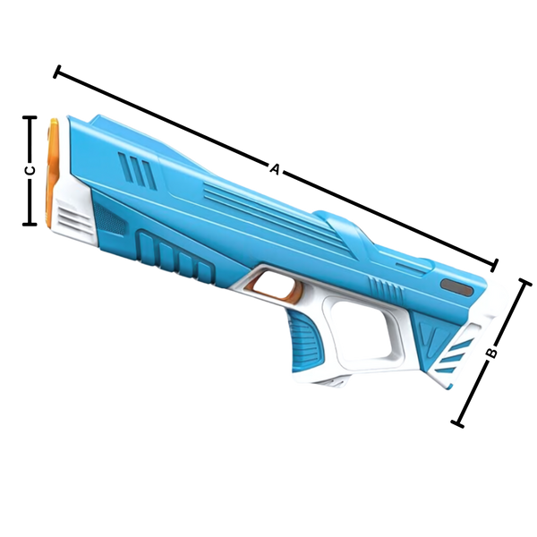 Rechargeable Electric Water Gun With Powerful Jet And Adjustable Range