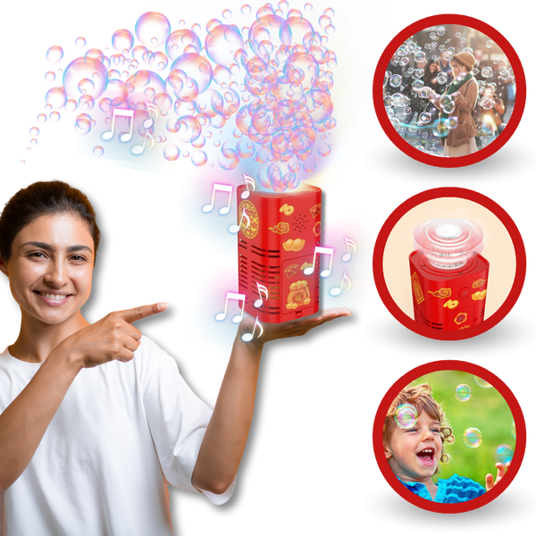 Premium Rechargeable Bubble Machine For Spectacular Firework Visuals