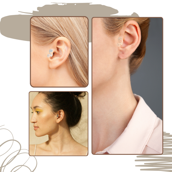 Serene Comfort Non Piercing Earrings With Gentle Acupressure