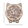 Calming Cat Wooden Jigsaw Puzzle For Stress Relief And Focus