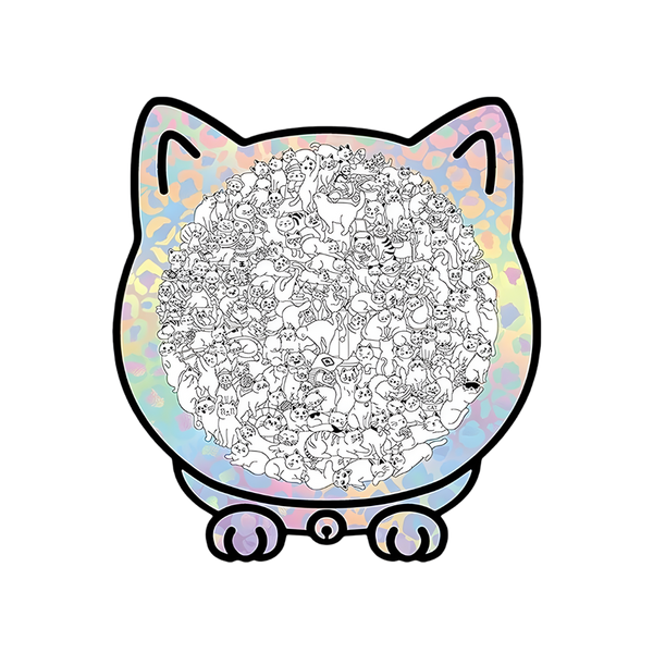 Calming Cat Wooden Jigsaw Puzzle For Stress Relief And Focus