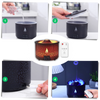 Volcano Inspired Humidifier With Aroma Diffuser And LED Flame Ambience