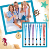 Retractable Cruise Lanyard With Waterproof ID Holder For Hands Free