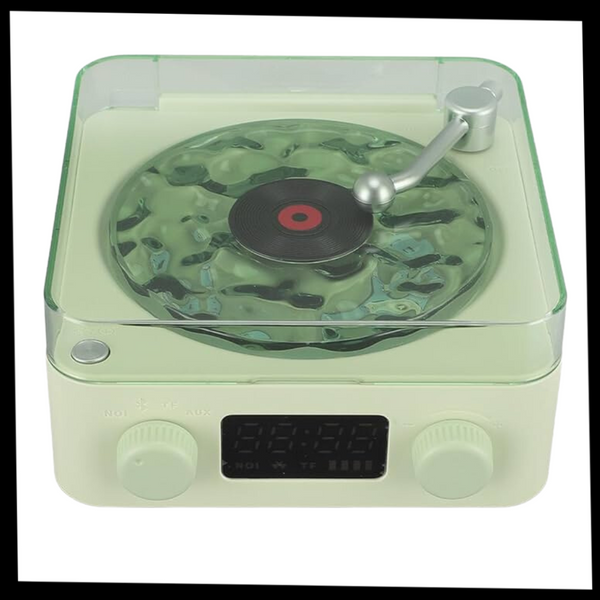 Portable Retro Vinyl Player With Customizable Lighting And Smooth Playback