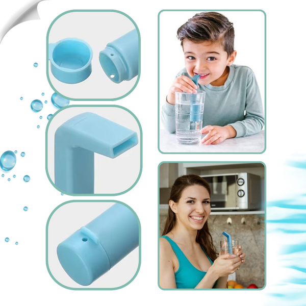 Instant Hiccup Relief Straw With Adjustable Pressure And BPA Free