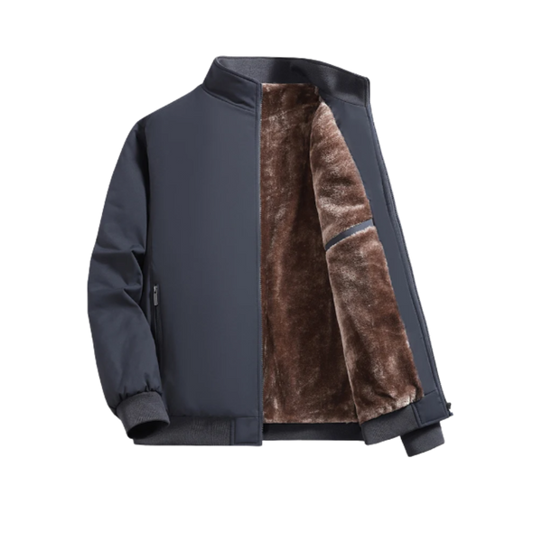 Plus Size Insulated Jacket With Water Resistant Shell And Pockets